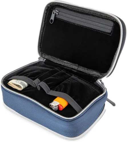 Miniatura 50 de DIME BAGS Bolsa de viaje acolchada para cápsulas con clip para llavero, acolchado interior para protección de vidrio y equipo, múltiples