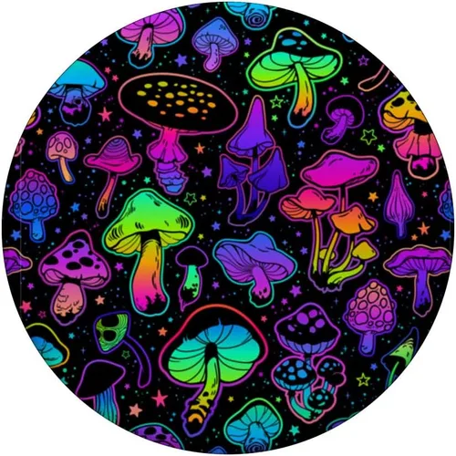 Miniatura 3 de Setas mágicas psicodélicas hippie trippy patrón PopSockets MagSafe PopGrip para iPhone