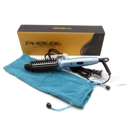 Miniatura 8 de Mini rizador PHOEBE de 3/4 pulgadas de doble voltaje de cerámica turmalina iónico con bolsa de viaje para Europa, profesional, viaje para cabello