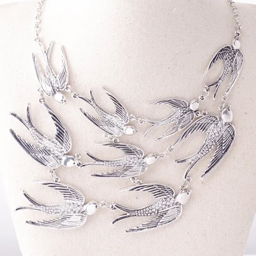 Miniatura 3 de Jane Stone collar de golondrina estilo antiguo, gargantilla con significado, joyas para mujer