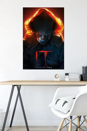 Miniatura 4 de Trends International IT: Capítulo 2 - Póster de pared Evil Glow, 14.725 x 22.375 pulgadas, versión enmarcada de madera de granero