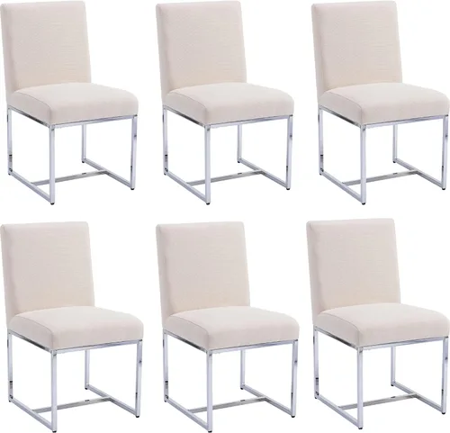Miniatura 28 de BESTANO Sillas De Comedor - Juego de 2 sillas de comedor modernas negras tapizadas de piel sintética para cocina y comedor con marco de metal negro