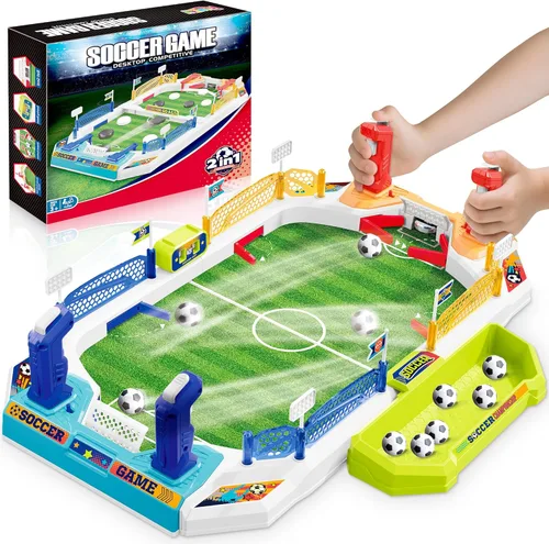 Mini juego de mesa de fútbol para niños, regalos de fútbol de cumpleaños y Navidad para niños de 3, 4, 5, 6, 7, 8-12 años, juguetes de mesa de