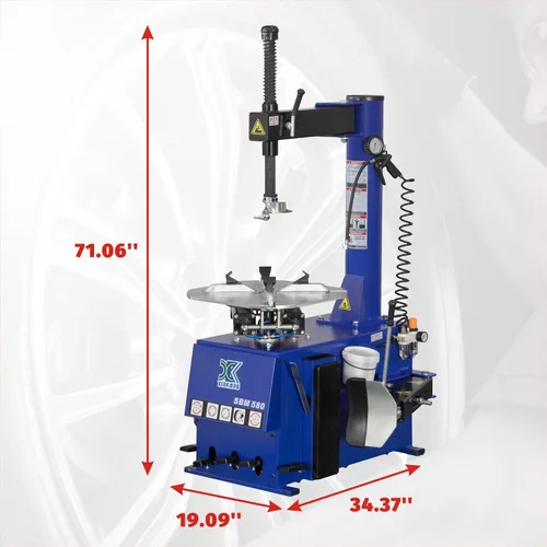 Miniatura 2 de XK Cambiador de neumáticos de 1.5 caballos de potencia, combo balanceador con abrazadera de llanta 580-680 XKUSA272469797603