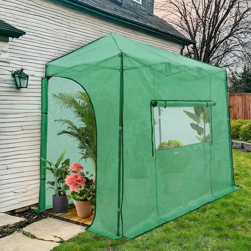 Miniatura 16 de EAGLE PEAK - Invernadero instantáneo emergente, para plantas de jardinería en interiores y exteriores, puertas con cremallera enrollable y ventanas