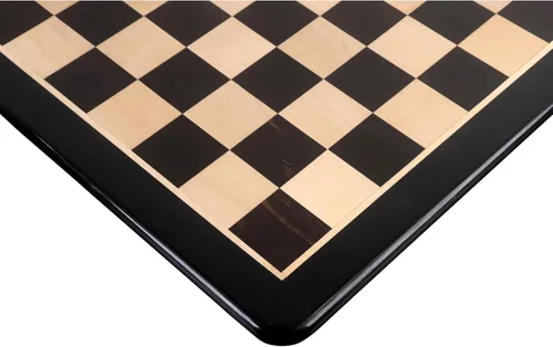 Miniatura 8 de RoyalChessMall - Tablero de ajedrez grande de madera maciza con incrustaciones de 17 pulgadas - Cuadrado de 1.772 in