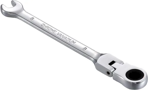 Miniatura 23 de KATUR Juego de llaves de trinquete de 0.748 in, llave combinada de trinquete flexible de acero al cromo vanadio (0.748 in)