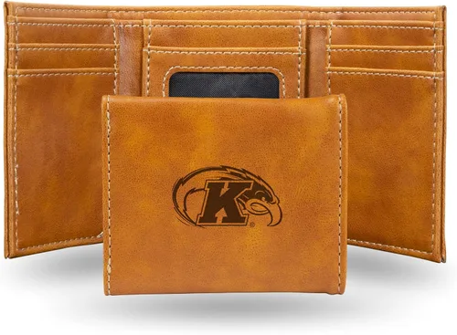 Miniatura 82 de NCAA Rico Industries - Billetera triple grabada con láser, con grabado láser, accesorio para hombre