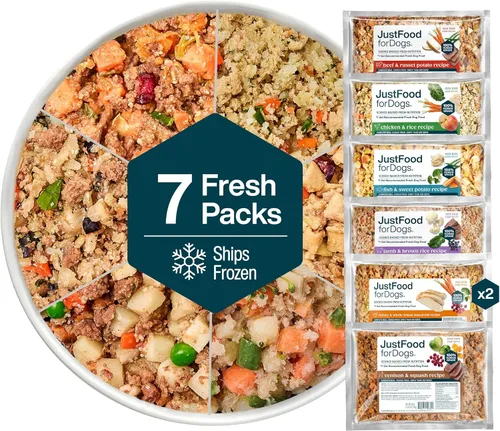 Miniatura 15 de JustFoodForDogs - Comida fresca congelada para perros, comida completa o complemento para perros, receta de comida para perros de grado humano