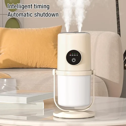 Miniatura 4 de Mini humidificador portátil, humidificadores de niebla fría de 10.1 fl oz con soporte, humidificador de escritorio USB silencioso con 2 modos