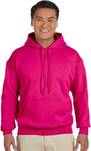 Miniatura 8 de Gildan - Sudadera con capucha para hombre, mezcla pesada, cordón de ajuste, Rosa de seguridad