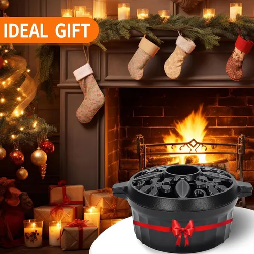 Miniatura 6 de Vaporizador de estufa de leña: humidificador de chimenea de hierro fundido Olla interior para calefacción del hogar Accesorios decorativos