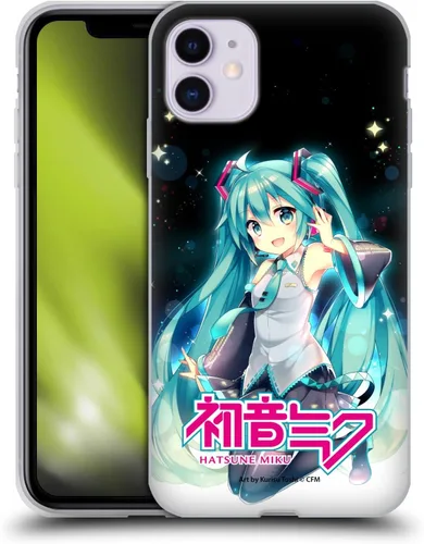 Miniatura 40 de Head Case Designs Licencia Oficial Hatsune Miku Gráficos Lindos Carcasa de Gel [Protección de Grado Militar] Compatible con Apple iPhone 7