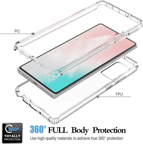 Miniatura 3 de Funda para Galaxy Note 20 5G, SM-N981U con protector de pantalla de vidrio templado, carcasa rígida de diseño floral de cuerpo completo + funda