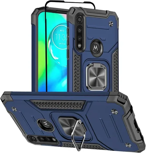 Miniatura 13 de HNHYGETE Funda para Moto G Power 5G 2024 con protector de pantalla: [grado militar de 20 pies a prueba de caídas] Funda protectora a prueba