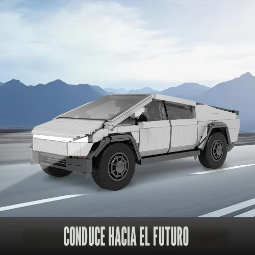Miniatura 6 de Set de Construcción de Coche Iluminado, 1:14 Camión Todo Terreno Urbano de Construcción de Juguete con Luces, Bloque de Construcción STEM