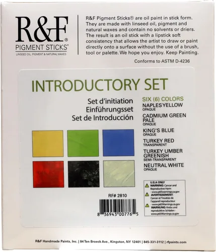 Miniatura 296 de Pinturas R&F Hechas a Mano - Palo de Pigmento al Óleo Profesional, Gris Neutro Medio, 188 ml