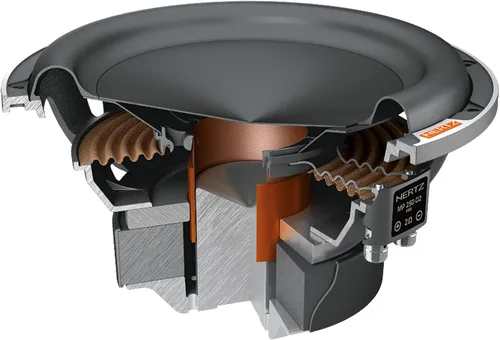Miniatura 3 de HERTZ Mille Pro Series MP-250-D23 Subwoofer DVC RMS de 2 ohmios de 10 pulgadas (9.843 in) 600 vatios