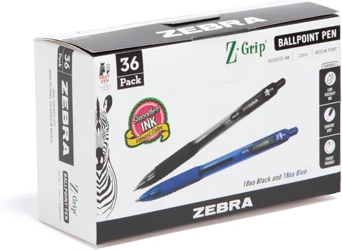 Miniatura 16 de Bolígrafo Zebra Pen Z-Grip retráctil, punta media, 1.0 mm, varios colores - 5
