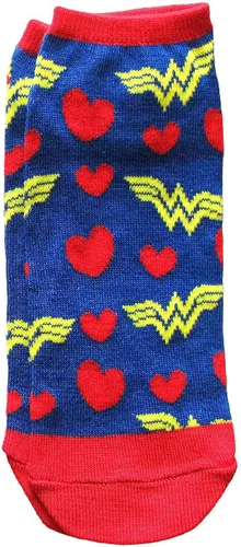 Miniatura 5 de Hyp DC Comics Wonder Woman Classic Juniors 5 Pack Low Cut Ankle Socks (4-10)