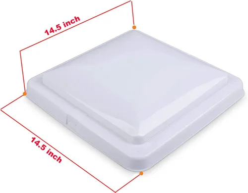 Miniatura 7 de Tapa de ventilación universal de 14 pulgadas, para caravana, remolque, cubierta de ventilación de techo de autocaravana, repuesto de la tapa