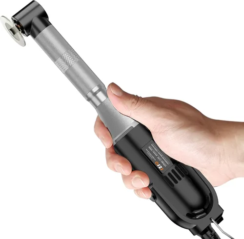 Miniatura 9 de IZIO Kit de Amoladora Eléctrica Multiusos con Troquel – Pulidora y Lijadora de 6 Velocidades Variables, Amoladora Angular Rotatoria Compacta de 1