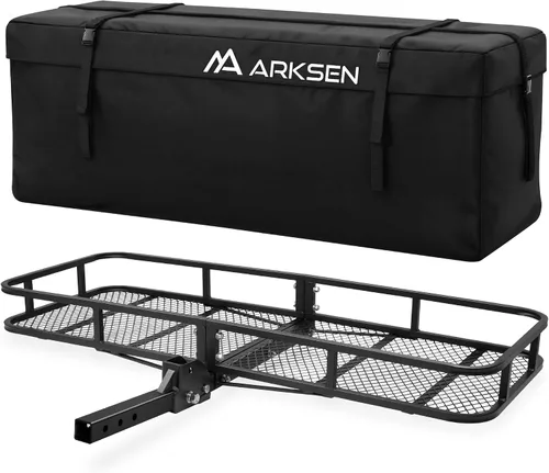 Miniatura 8 de Canasta de carga plegable de ARKSEN, receptor de enganche de 2", 60" de ancho