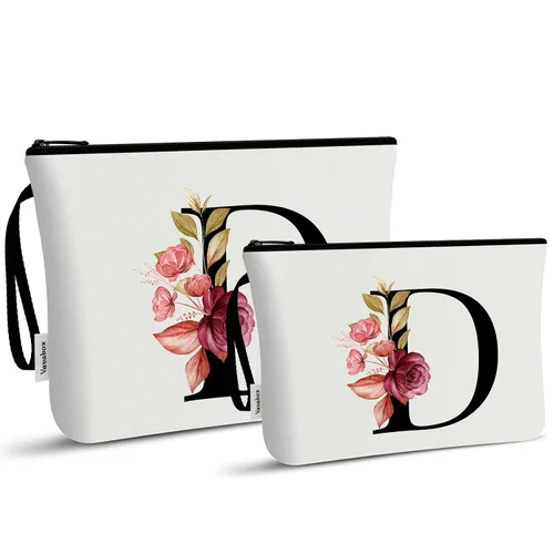 Miniatura 10 de Vavabox A-Z Bolsa de Maquillaje Personalizada, Regalos de Cumpleaños para Mujeres y Mamá, Regalos para la Mejor Amiga, Bolsa de Cosméticos