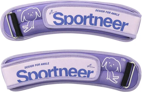 Miniatura 17 de Sportneer Pesas de tobillo de 0.5/1/2/3/5 libras, 1 par de pesas de muñeca y pierna para mujeres, hombres, niños y niños con correas ajustables