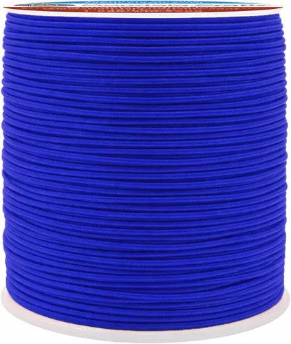 Miniatura 88 de Mandala Crafts Cuerdas elásticas color burdeos de 0.079 pulgadas para hacer joyas y cuentas, cuerda elástica de 76 yardas, hilo elástico redondo