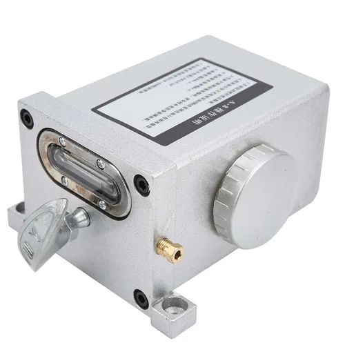 Miniatura 5 de A?8 Bomba de aceite lubricante Sistema de lubricación de aluminio fundido a mano derecha para equipos de torno, fresadoras, amoladoras