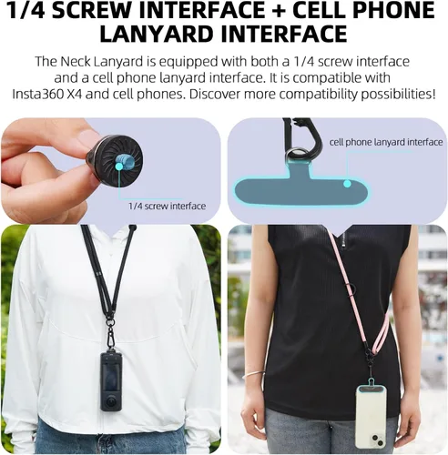 Miniatura 5 de Funda de Silicona para Pocket 3 y Cordón para el Cuello, Funda Protectora con Protector de Lente Resistente a Rayones, Ajustable, Fácil