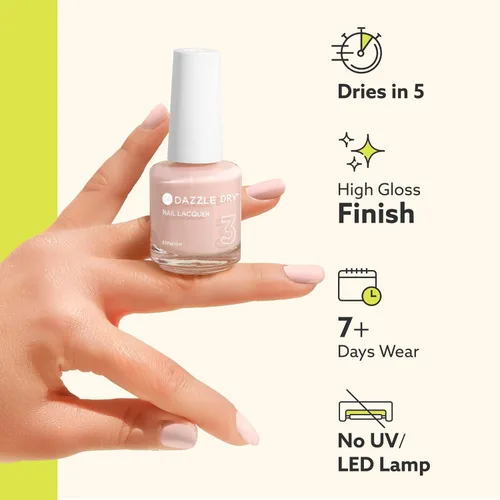 Miniatura 5 de Dazzle Dry Paso 4 - Capa Superior Mateadora, Secado Rápido, 15 ml (0.5 oz)