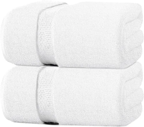 Miniatura 19 de Oakias Toallas de baño beige de alta calidad, paquete de 2, 27 x 54 pulgadas, altamente absorbentes, toallas de baño de lujo de 21.16 oz/m²