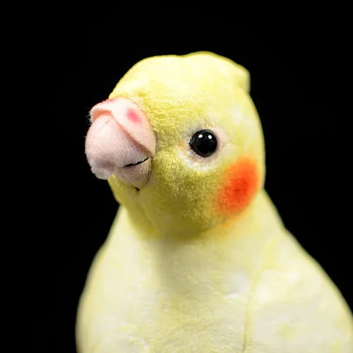 Miniatura 2 de lilizzhoumax Cockatiel - Juguete de peluche de loro de imitación, juguete de peluche de pájaro de simulación, regalos suaves Kawaii para niños, Gris