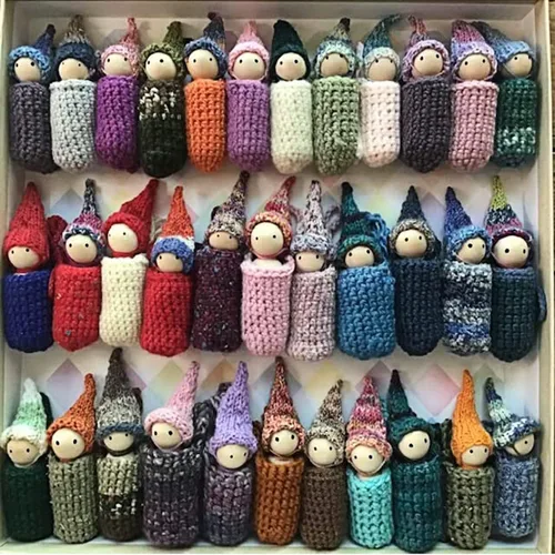 Miniatura 7 de Peg People de madera de 3.5 pulgadas, 60 piezas, muñecas sin terminar en tamaños de estandarización, perfectas para arte y manualidades, pintura