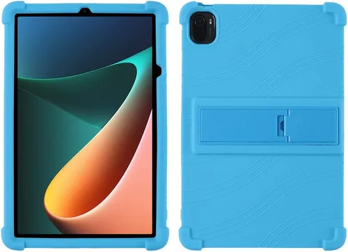 Miniatura 11 de Funda para Xiaomi Mi Pad 6 /MiPad 6 Pro 11 pulgadas 5G 2021, funda protectora de silicona ligera para niños para Mi Pad 6/6 Pro, azul