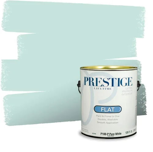 Miniatura 510 de Pintura Exterior + imprimación PRESTIGE, todo-en-uno, 1 galón, acabado mate, color comparable al Valspar* Royal Gray* VS151-Gris real