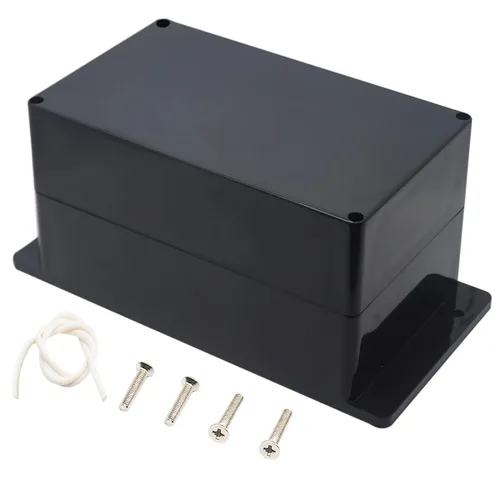 Miniatura 12 de Zulkit Caja de conexiones de plástico ABS a prueba de polvo, impermeable, IP65, cajas eléctricas universales, carcasa para proyectos con oreja fija