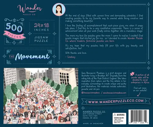 Miniatura 2 de The Movement - Rompecabezas para adultos - 500 piezas - Sara Boccaccini Meadows