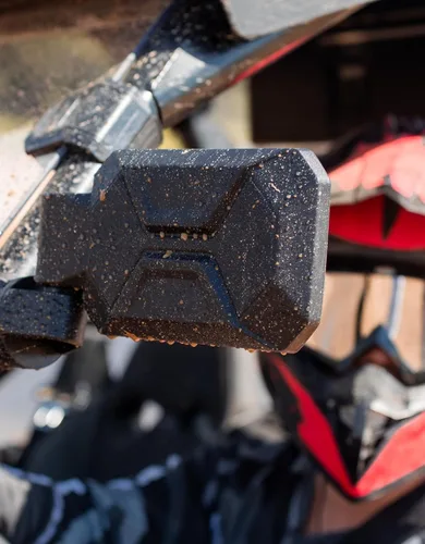 Miniatura 9 de KEMIMOTO Espejos laterales para UTV con barra antivuelco de 1.6" a 2", espejos laterales retrovisores SXS ajustables, compatibles con Polaris RZR