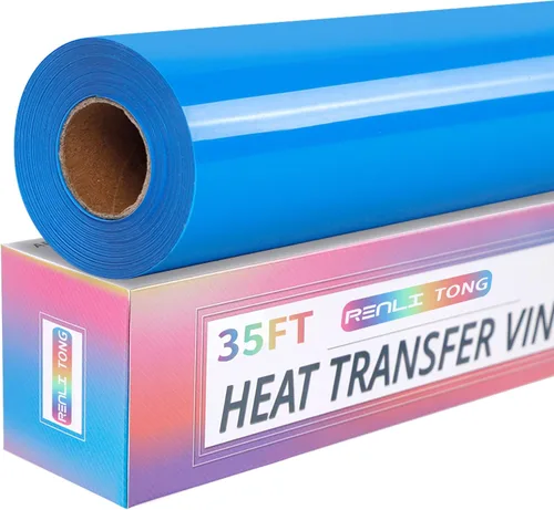 Miniatura 33 de RENLITONG - Vinilo verde frutal para planchar HTV de 12 pulgadas por 15 pies, vinilo de transferencia de calor para rollos de camisetas HTV