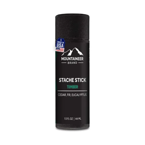Miniatura 9 de Mountaineer Brand Stache Stick Aroma de Apalachia Hecho con ingredientes naturales West Virginia Firme y duradero Cera de bigote