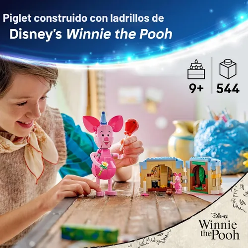 Miniatura 2 de LEGO Disney La Diversión Del Cumpleaños De Piglet - Juguete De Construcción Winnie The Pooh Para Niñas Y Niños, Edades 9+ - Regalo Para Cumpleaños