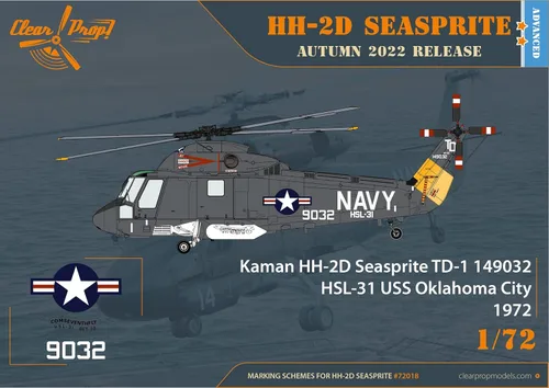 Miniatura 9 de CLEAR PROP CP72018-1/72 HH-2D Seasprite kit modelo plástico