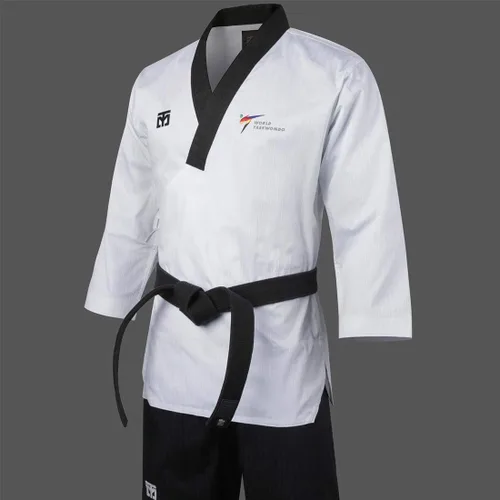 Miniatura 3 de Mooto Korea Taekwondo Poomsae Uniform WT Logo Taebek Dan MMA Martial Arts Karate Judo Kick Boxing