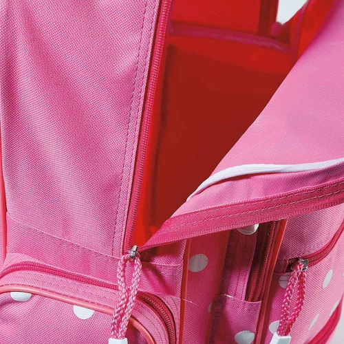Miniatura 4 de Lillian Vernon Equipaje rodante para niñas, Rosado, Puntos rosados