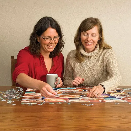 Miniatura 3 de Cobble Hill - Rompecabezas de 1000 piezas - BaristArt - Póster de muestra incluido