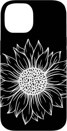 Miniatura 4 de iPhone 16 Cute and Beautiful White Flower of Sunflower Case