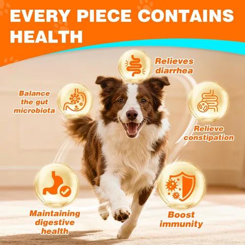 Miniatura 2 de Probióticos para perros, probióticos masticables y picor intestinal digestivo, probióticos para la piel, alivio de la picazón, diarrea, 50 tabletas